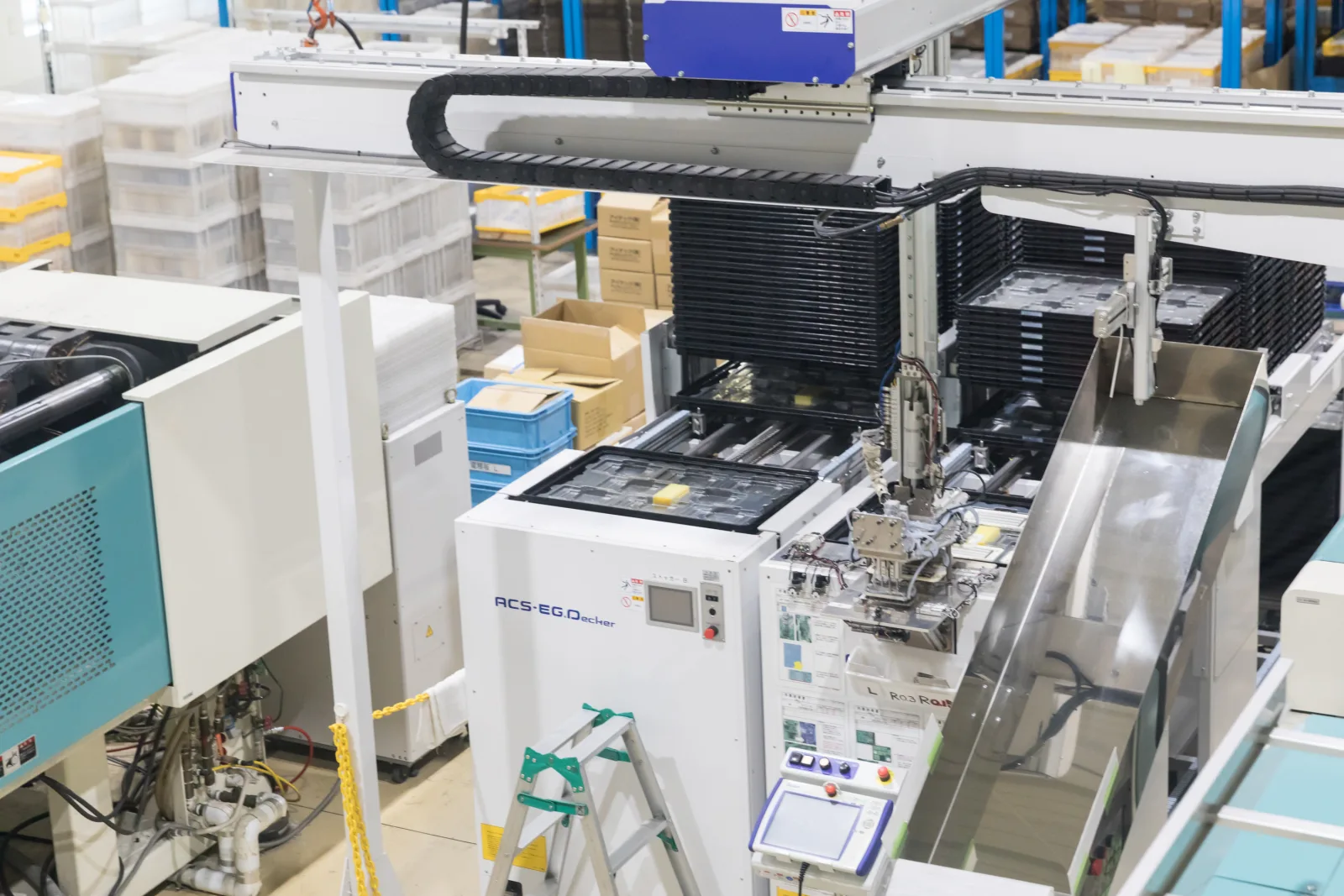 Machines automatisées sur la ligne de production Enagic